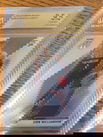 2019-20 Mosaic Zion Williamson RC BGS 9.5 