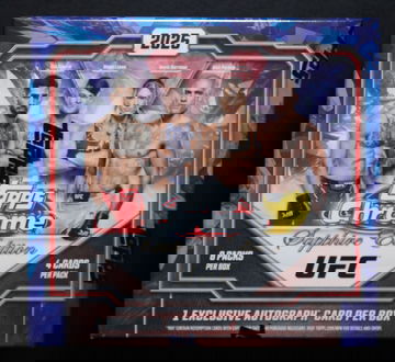 2025 Topps Chrome UFC SAPPHIRE MMA Box - New, Sealed, Unopened - In Hand