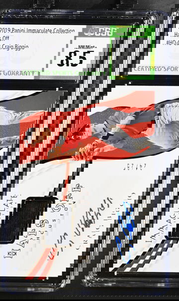 CRAIG BIGGIO IMMACULATE HATS OFF AUTO 