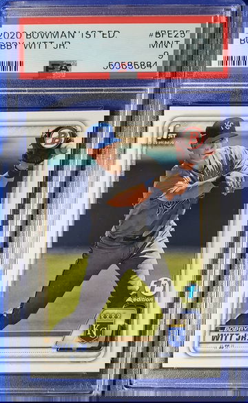 2020 Bowman 1st Edition Bobby Witt Jr PSA 9