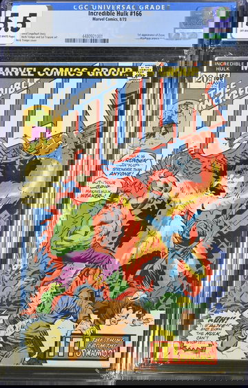 Incredible Hulk #166 (Marvel 1973) 1st Appearance of Zzzax CGC 5.5 Key Issue