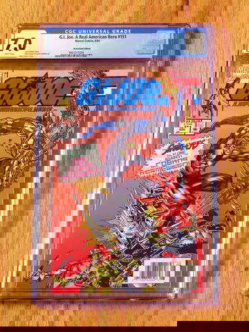 G.I. JOE A REAL AMERICAN HERO #151 NEWSSTAND EDITION CGC 7.0 1994 Low print run