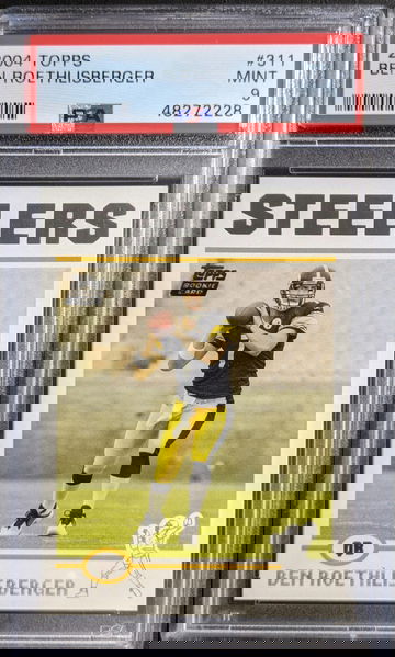 2004 Topps #311 Ben Roethlisberger RC PSA 9 Mint Steelers Future HOF