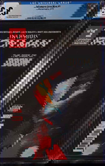 2016 MARVEL COMICS INFAMOUS IRON MAN #1 CGC 9.8 MINT