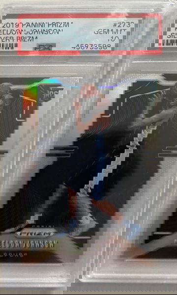 2019 Panini Prizm Keldon Johnson Silver PSA 10 GEM-MINT