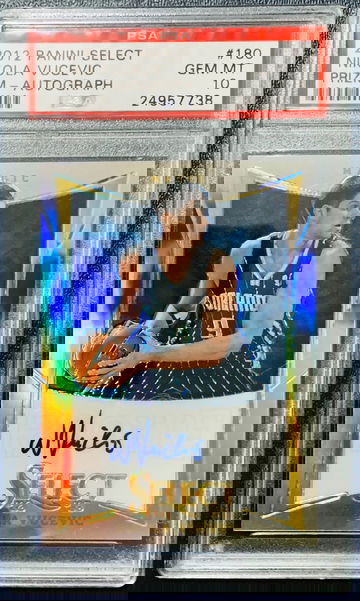 2012-13 Select Nikola Vucevic Auto Prizm RC /199 PSA 10 POP 4