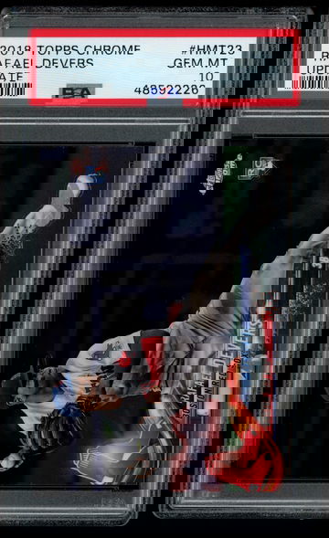 2018 Topps Chrome Update HMT23 Rafael Devers PSA 10 GEM MINT