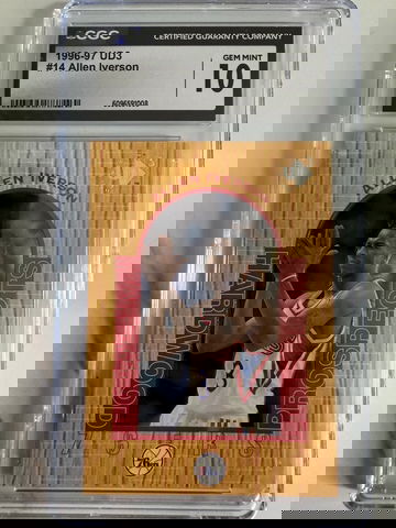 1996 Upper Deck Allen Iverson UD3 CGC 10