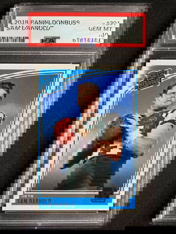 2018 Panini Donruss Sam Darnold Donruss Rated Rookie PSA 10