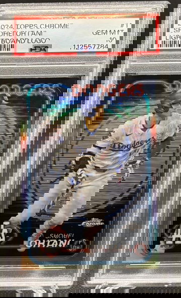 Shohei Ohtani 2024 Topps Chrome 1 Lightboard Logo PSA 10 💎 