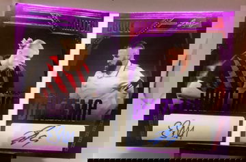 Erling Haaland / Karim Benzema Dual Auto Booklet