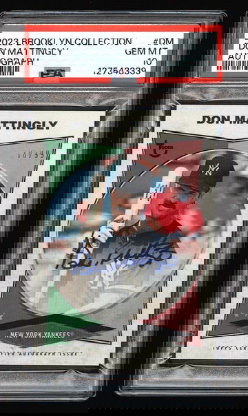 2023 Brooklyn Collection Don Mattingly Autograph Auto /99 #DM PSA 10 GEM MINT