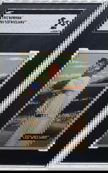 1951 Bowman Ted Williams #165 SGC 2