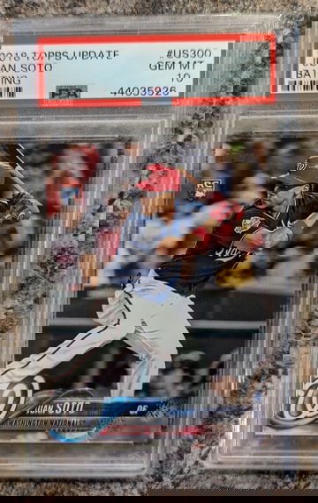 2018 Topps Update Juan Soto Rookie Yankees PSA 10