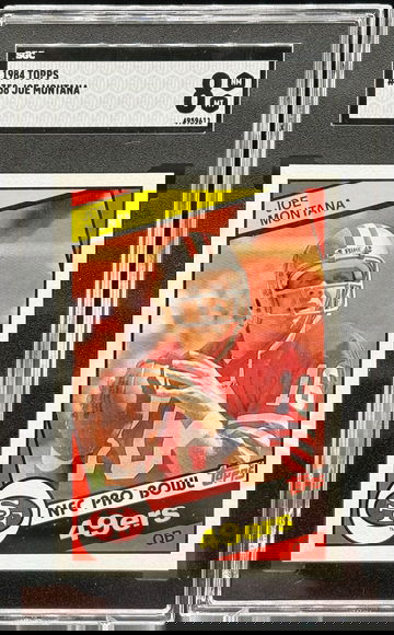 1984 Topps Joe Montana # 358 SGC 8