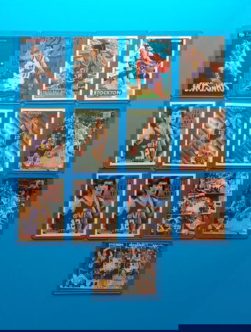 John Stockton 13 card lot.