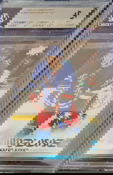 2019 Upper Deck Young Guns Kaapo Kakko #499 BGS MINT 9