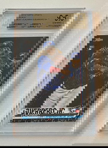 Vladimir Guerrero Jr Topps Update Black #20/67 BGS 9.5 Gem Mint 