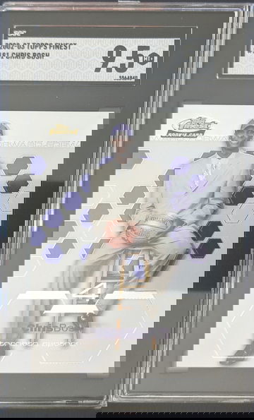 2002-2003 Chris Bosh Topps Finest Rookie Card RC SGC 9.5 #181