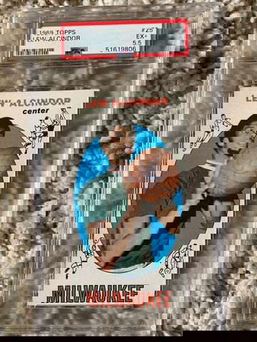 1969 Topps Lew Alcindor #25 PSA 5.5