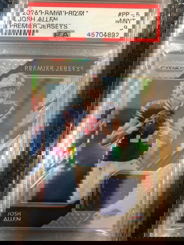 2018 Prizm Josh Allen Premier Jerseys #PP-5 PSA 9 MINT(POP 19)