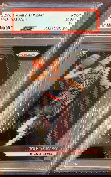 2018 Panini Prizm Trae Young ROOKIE RC #78 PSA 9 MINT Atlanta Hawks