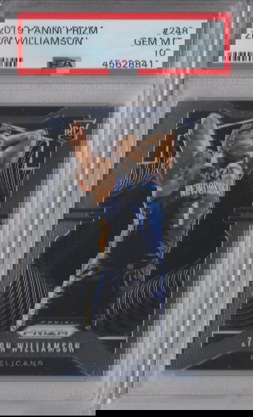 2019 Prizm Zion Williamson PSA 10