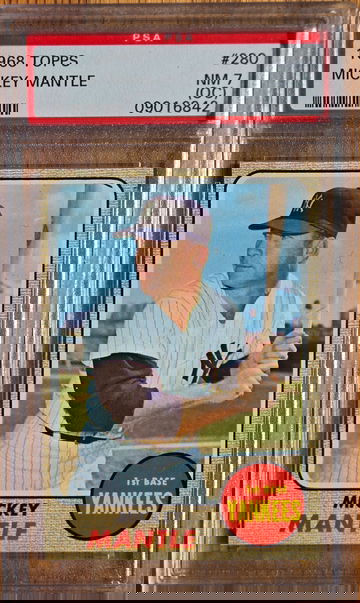 1968 Topps Mickey Mantle PSA 7 (OC)