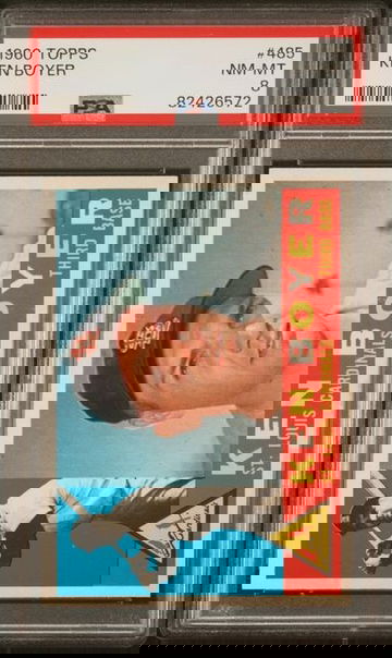 1960 Topps Ken Boyer #485 PSA 8 [BL-1B.44]