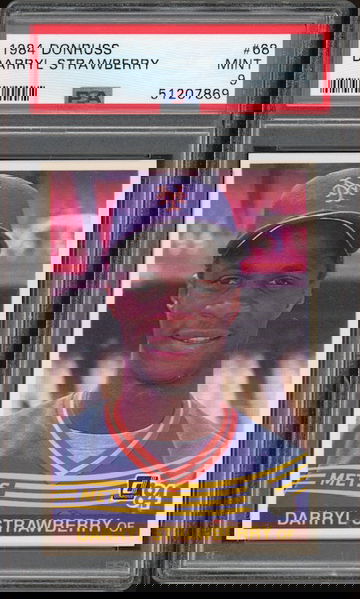 1984 Darryl Strawberry Donruss #6B PSA 9