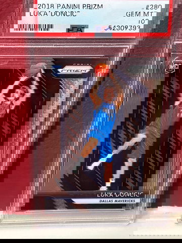 2018 Luka Doncic Panini Prozm #280 Rookie!  PSA 10 GEM MINT!