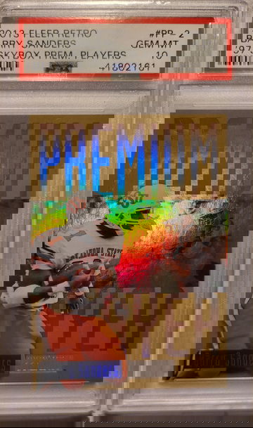 2013 retro fleer 97 premium players barry sanders