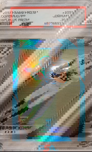 2017 Panini Prizm Cooper Kupp Light Blue Prizm Psa 10 Gem Mint 