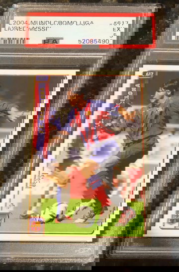 2004 Mundi Cromo Liga Lionel Messa PSA 5