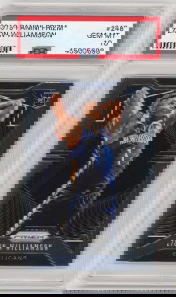 Zion Williamson 2019 Prizm PSA 10 Rookie