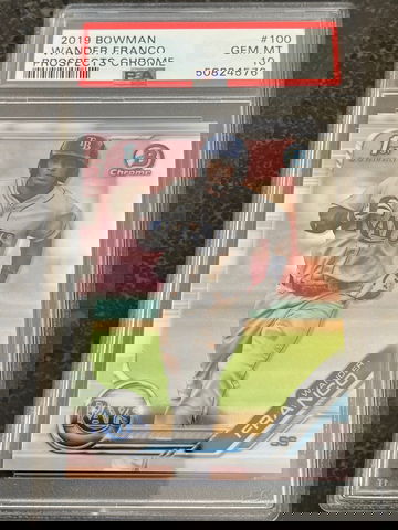 2019 Bowman Chrome Wander Franco #100 Rookie 