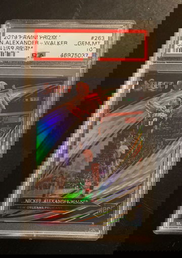2019 Select Courtside Silver Nickeal Walker Alexander #263 PSA 10 Gem Mint