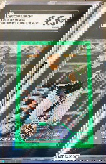 2023 Topps Chrome LENYN SOSA GREEN Wave Refractor SP /99 RC White Sox SGC 9.5