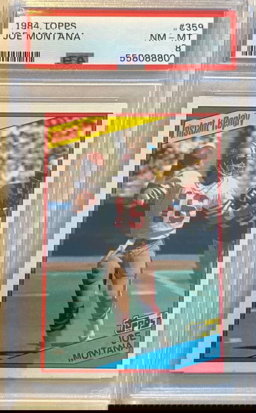 1984 Topps Joe Montana #359 PSA 8 NM-MT