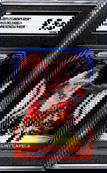 2020-21 Panini Prizm Red/White/Blue Clint Capela #69 SGC 9.5