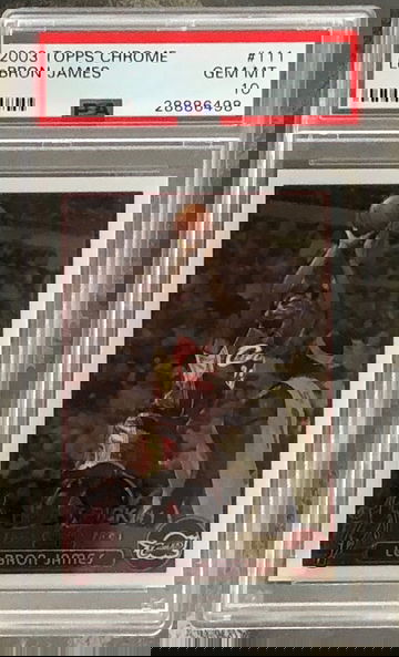 Lebron James 2003 Topps Chrome