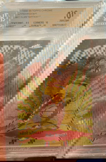 1998-1999 topps chrome apparitions Kobe Bryant pristine 10 BGS