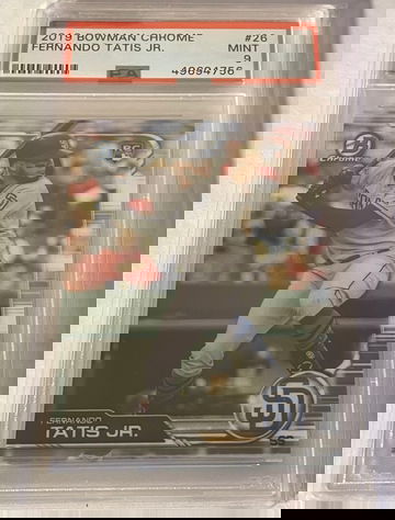 2019 Bowman Chrome Fernando Tatis Jr. PSA 9