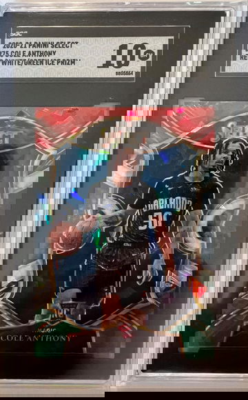 2020-21 Panini Select #75 Cole Anthony Red/White/Green Ice Prizm