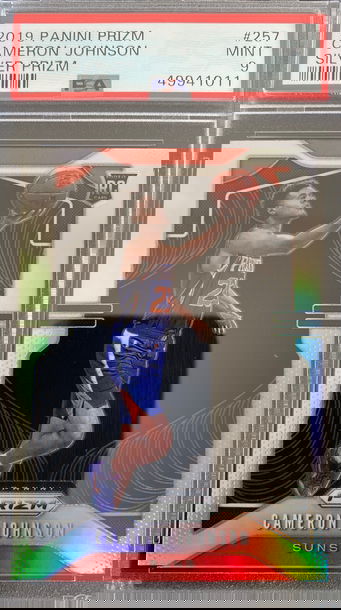 2019 Cameron Johnson Prizm Silver Rookie PSA 9