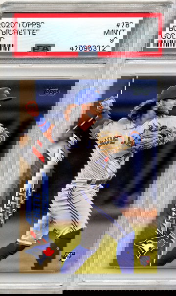 2020 Topps Series 1 Bo Bichette RC GOLD /2020 MINT PSA 9