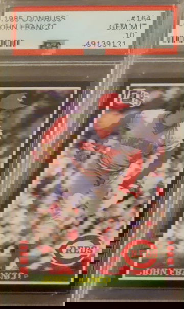 1985 Donruss John Franco rc PSA 10