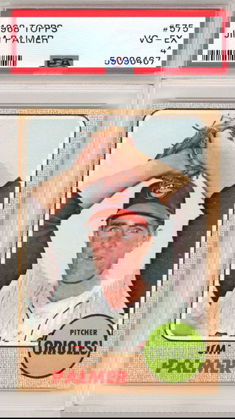 1968 TOPPS JIM PALMER PSA 4