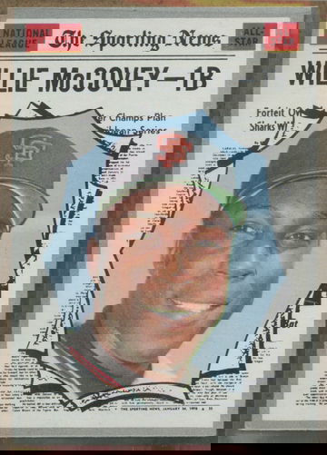 1970 Topps #450 Willie McCovey San Francisco Giants Sporting News All -Star HOF