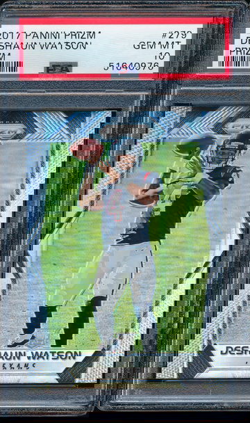 2017 Panini Prizm Deshaun Watson Silver Prizm RC - PSA 10 Gem Mint